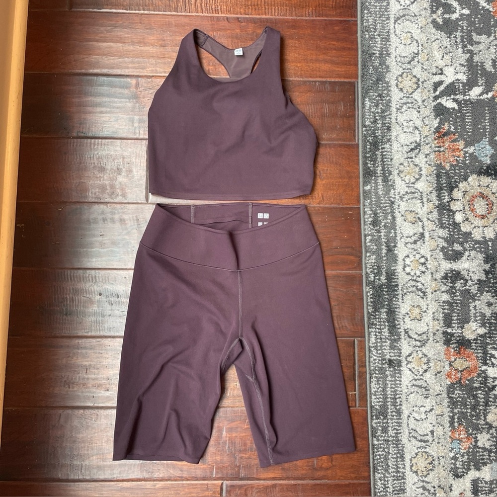Uniqlo 2-piece athletic set size small